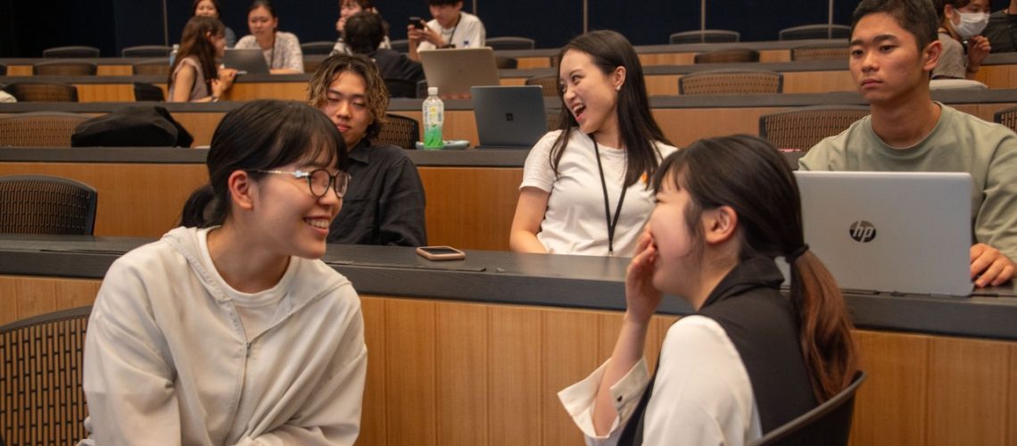 OIST Admissions Laughing Students